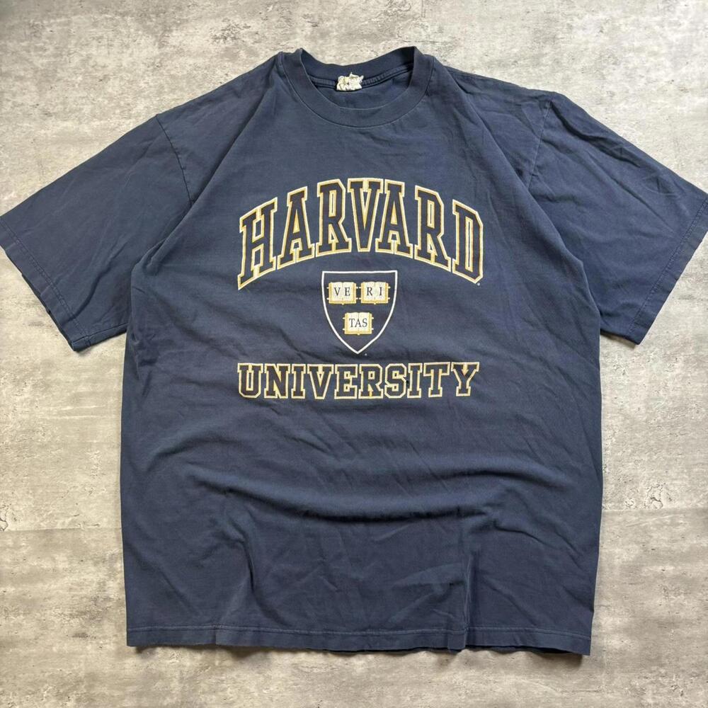 Vintage 90’s Faded Harvard University College Graphic Tee